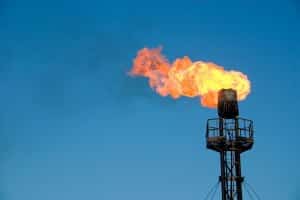 Natural Gas Flaring on Offshore Platforms and in Oil Extraction 
