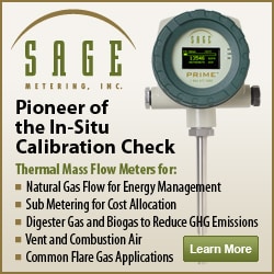 In-Situ Calibration Check for thermal mass flow meter