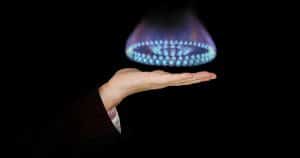 natural gas flame