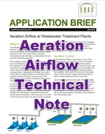 Aeration airflow at wastewater treatment plants
