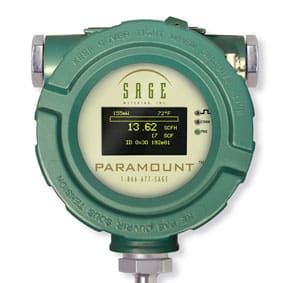 Sage Natural Gas Flow Meter And Thermal Mass Flow Meters