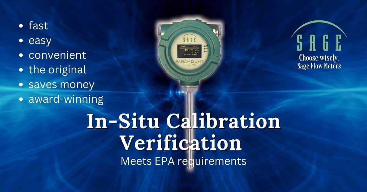 mass flow meter calibration epa protocols