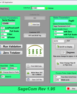 SageCom software v1.95